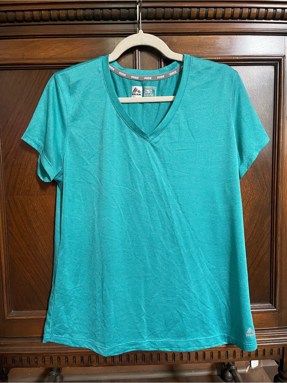 RBX Women’s Teal V-Neck Short Sleeve Tee